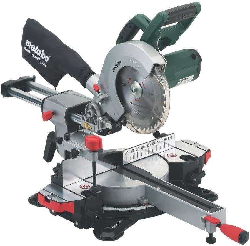 Пила торцовочная METABO KGS 216 M 1500Вт круг 216x30мм 5000об/мин макс.пропил 65мм лазер, фото 1