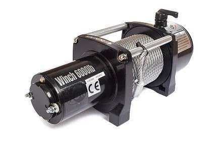 Лебедка автомобильная TOR 12V Р 6000 2948кг 20м, фото 1
