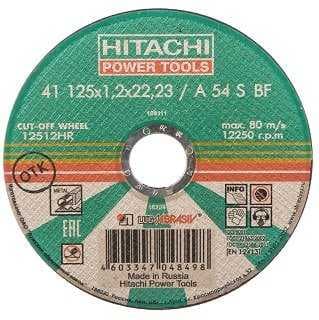 Круг зачистной HITACHI 180 Х 6 Х 22 А24 металл (27), фото 1