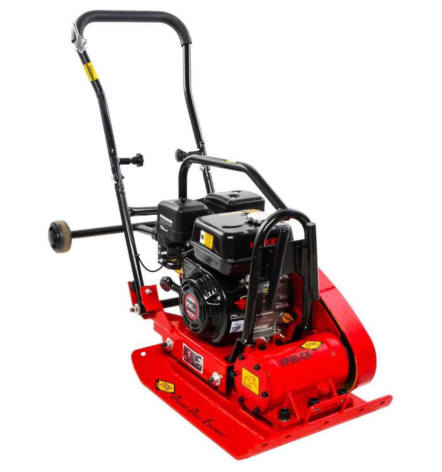 Виброплита DDE VP80-СK (LONCIN, 6,5л.с., плита 640х420 мм, 420кв.м./час, 85кг., колёса), фото 1