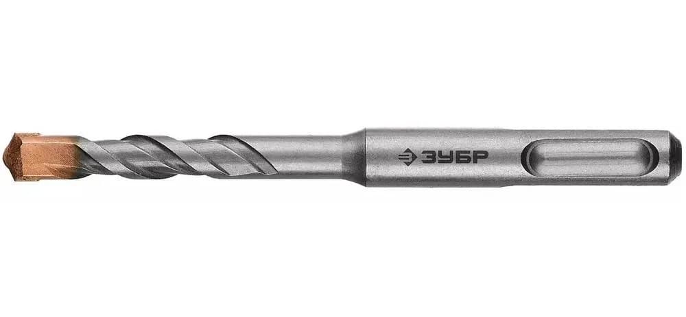 Бур ЗУБР по бетону, "SDS-Plus", самоцентрирующий наконечник, спиральS4, 8x110мм (29314-110-08), фото 1