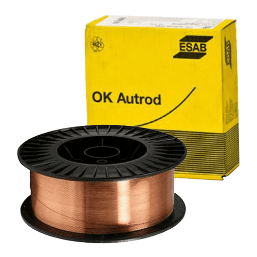 Проволока омедненная ESAB ОК Autrod 12.51 д 0,8 мм 5 кг, фото 1
