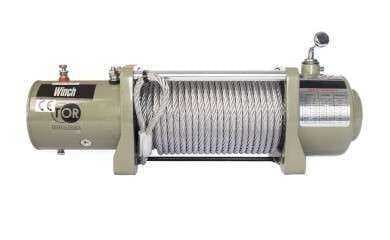 Лебедка автомобильная TOR 12V S12000 5443кг 28м, фото 1