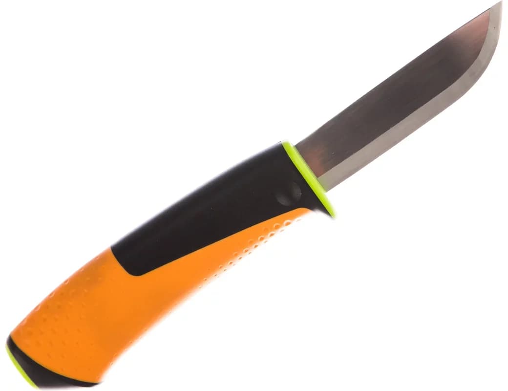 Нож для тяжелых работ 9 см Fiskars с точилкой (1023619), фото 1