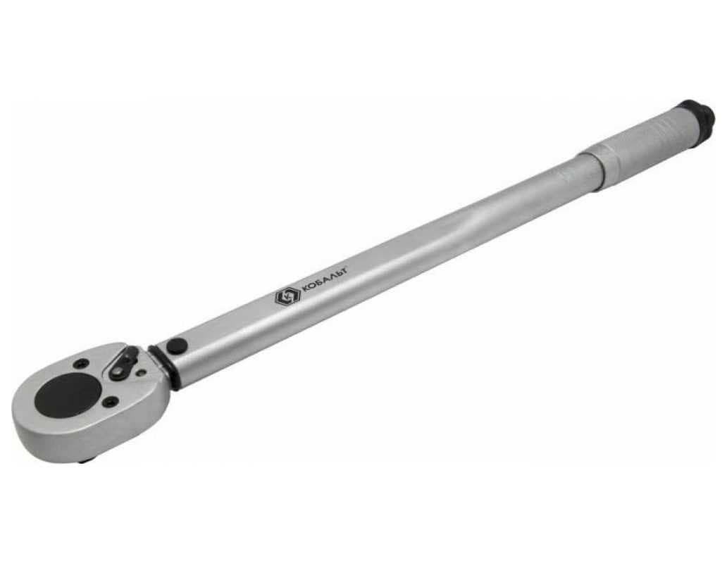 Ключ динамометрический КОБАЛЬТ 1/2" 42-210 Нм, Cr-V кейс, фото 1