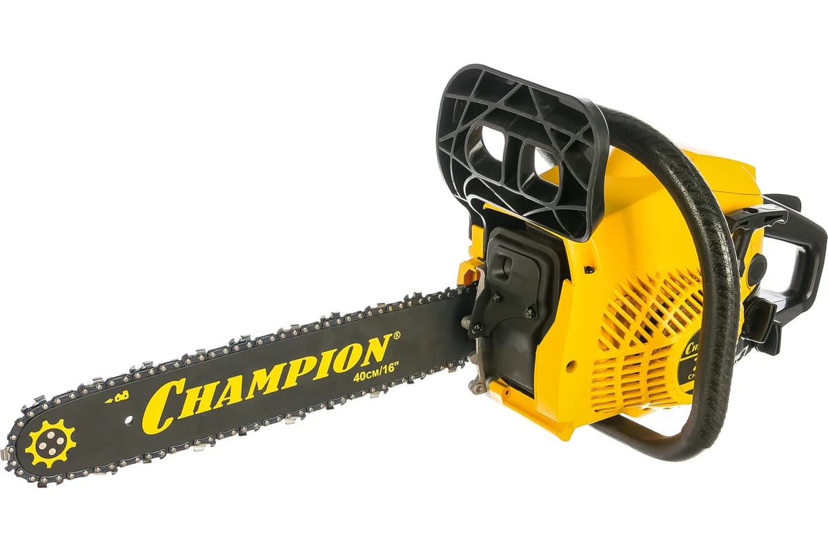 Пила цепная бензиновая CHAMPION 16'' (3/8"-1.3-56, 1.5кВт, легкий старт, 4.7кг), фото 1