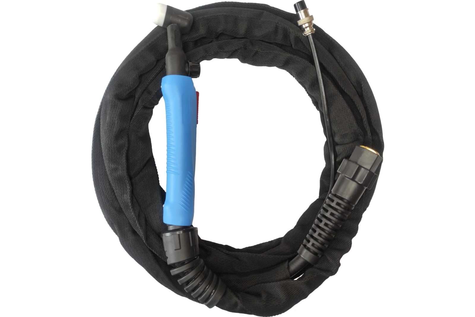 Горелка TIG MTL WP-17FXV, 4м, вентиль, гибкая (150А/2pin/ОКС+M10x1), фото 1