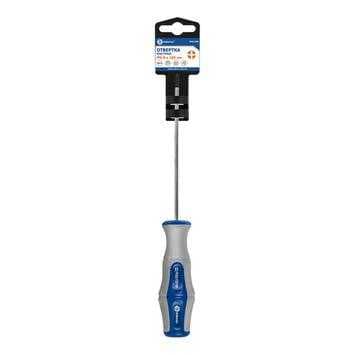 Отвертка Ultra Grip КОБАЛЬТ PH-0 х 100 мм CR-V, двухкомпонентная рукоятка (1 шт.) подвес 646-324, фото 1