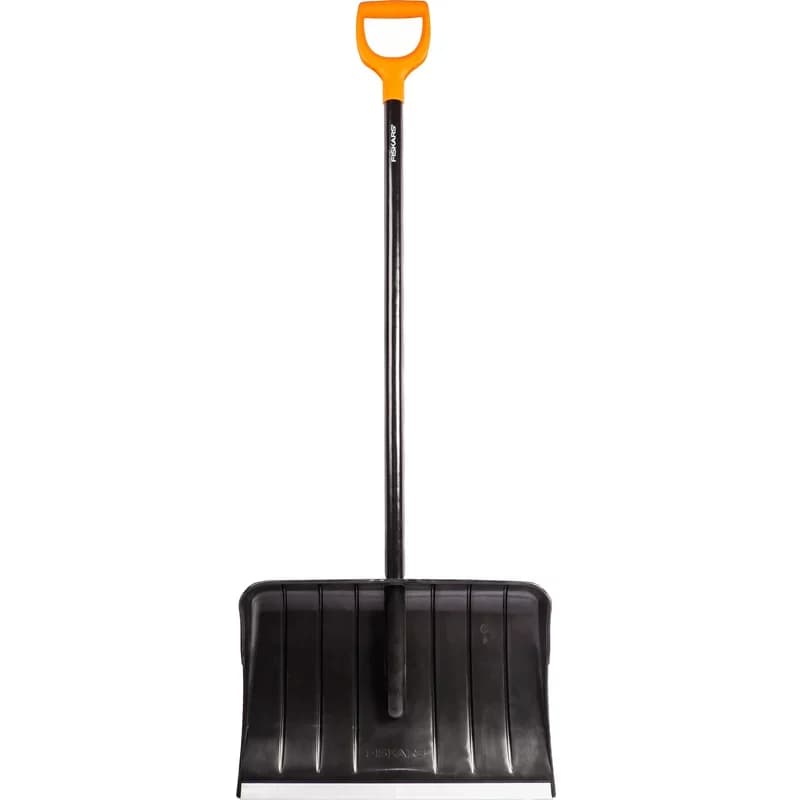 Скрепер ручной для уборки снега с алюминиевым черенком "FISKARS" (1065459/1026792), фото 1