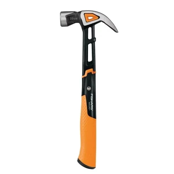 Молоток FISKARS с загнутым гвоздодёром L 20oz/13.5", фото 1