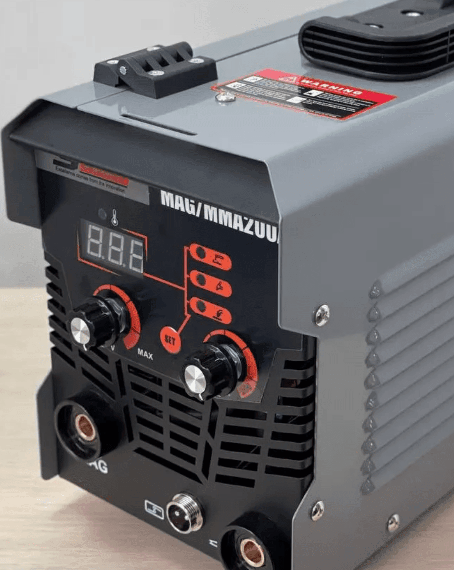 Полуавтомат сварочный SUPER PROWELL MIG/MAG/MMA 200A, проволока 1 кг, съемная горелка (без газа), фото 1