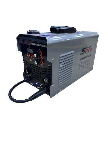 Полуавтомат сварочный SUPER PROWELL MIG/MAG/MMA/TIG Lift 200A, 5 кг, съемная горелка, c газом, фото 1