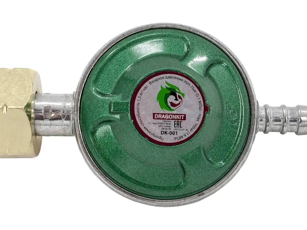 Регулятор пропановый бытовой DRAGONKIT DK-001 (лягушка), фото 1