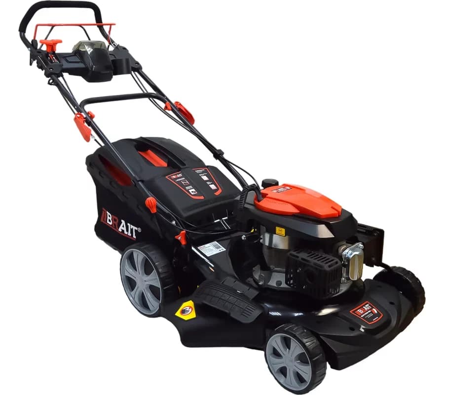 Газонокосилка бензиновая BRAIT BLM3350SM PRO (3,3 кВт, травосборник 60л, ширина скашивыания 501мм, высота скашивания 25-70мм, самоходная), фото 1