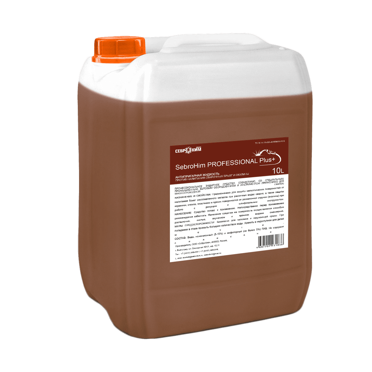 Антипригарная жидкость SEBROHIM PROFESSIONAL PLUS 10 л СеброХим, фото 1