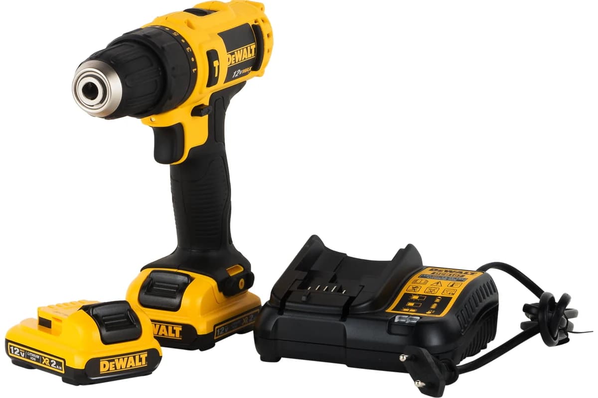 Аккумуляторная дрель-шуруповерт DEWALT DCD716D2-K ударная (Китай), фото 1
