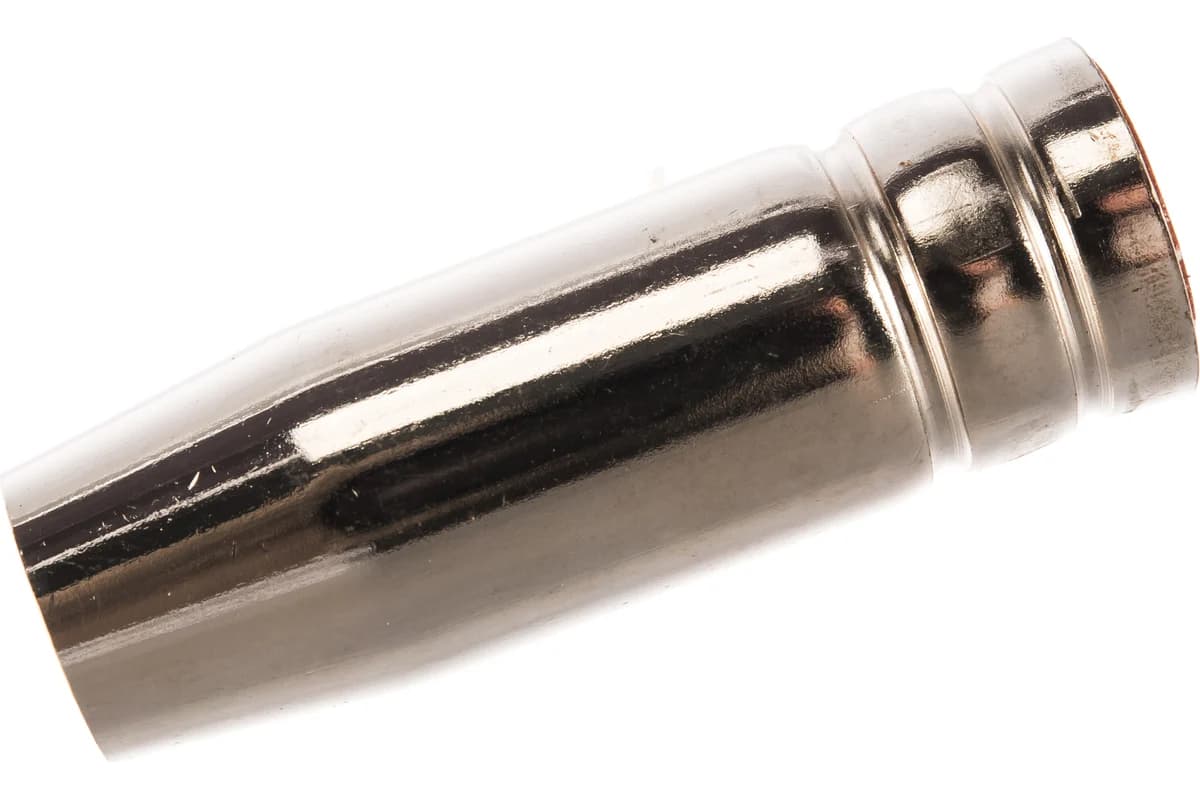 Сопло коническое MB15 (150 А), д 12 мм TECH (медь, никелированное), фото 1
